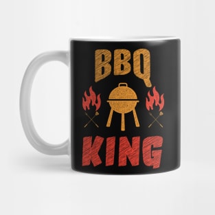 BBQ KING design / funny grilling lover / Grill Master BBQ Grilling / barbecue Mug